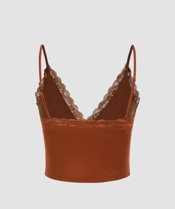 Cider Lace Trim Cami - Image 2