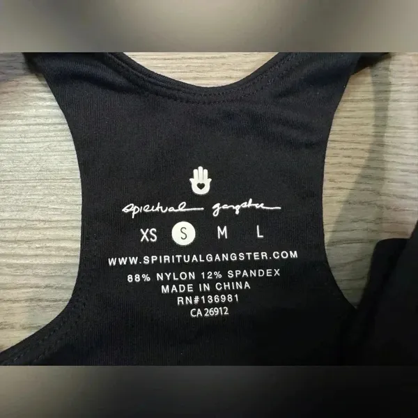 Spiritual Gangster Women’s Active‎ Shakti Bra Size S - Image 4