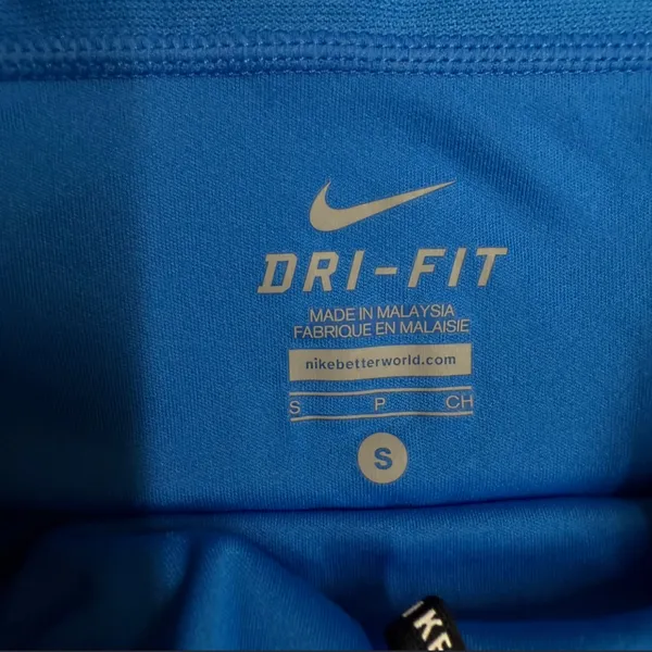 Nike Dri-FIT Rival 3" Printed Running Shorts Blue Wave Pattern Small 723944-435 - Image 3