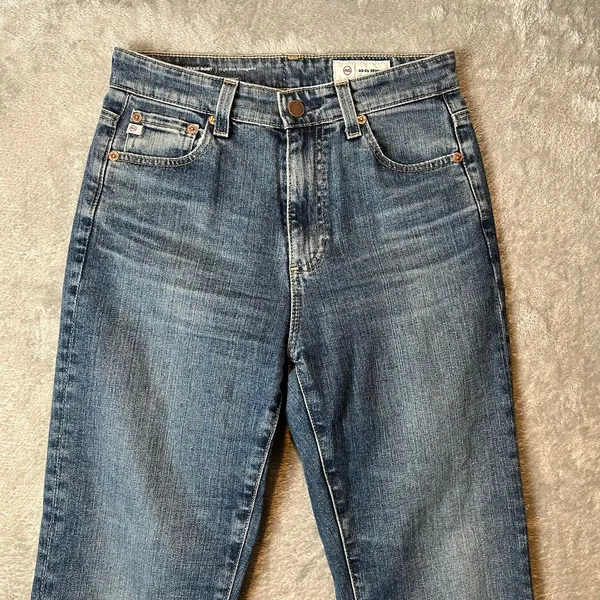AG Adriano‎ Goldschmied Alexxis Boot Cut High Rise Vintage Fit Jeans Raw Hem 25 - Image 8