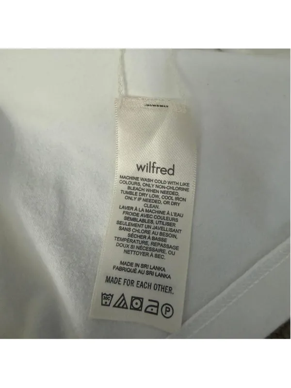Aritzia Wilfred white puff sleeve top - Size XXS - Image 4