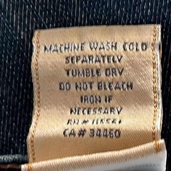 7 for all of Mankind Distressed and Frayed Boycut Button Fly Jeans- Size 27 - Image 13