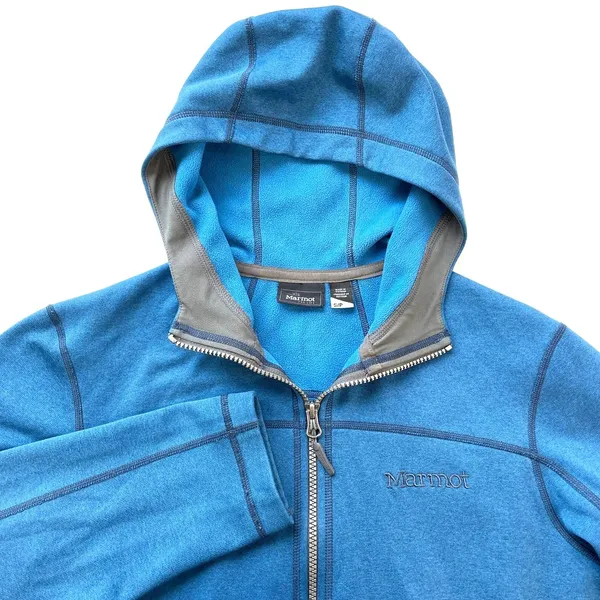 Marmot Khami Full Zip Jacket Womens Small Hooded Outdoor Layer Hiking Utility‎ - Image 3