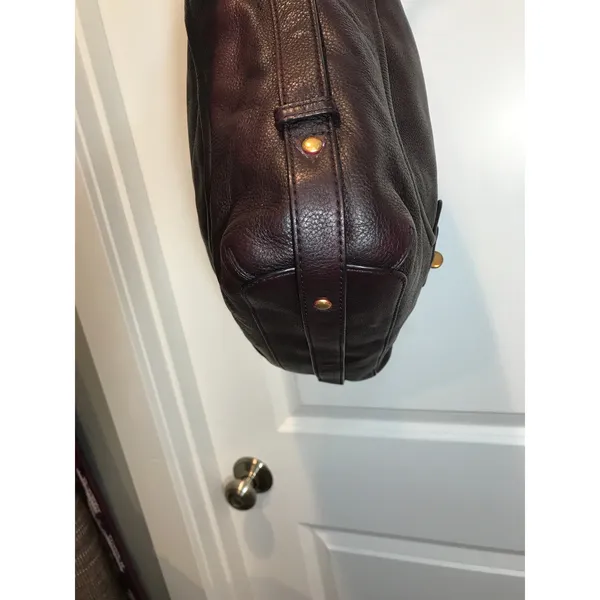 Marc by Marc Jacobs Black Pebbled Leather Hobo Bag EUC - Image 6