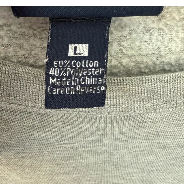J America Auburn Tigers Women's Crewneck Sweatshirt Gray Sz Large‎ Embroidered - Image 7