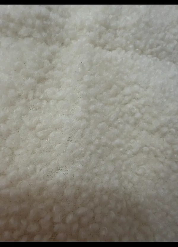 SHEIN Cream sherpa fleece fluffy puffer Zip up Vest with bag - size Medium. ***refer to measurements for size. Gently Warn and excellent condition. Measurements approximately from armpit to armpit 21” not fully stretched out x 22” long. Non-smoking home. Priced at as is condition. Don’t like my price make a reasonable offer! And thank you for checking my closet! - Image 5