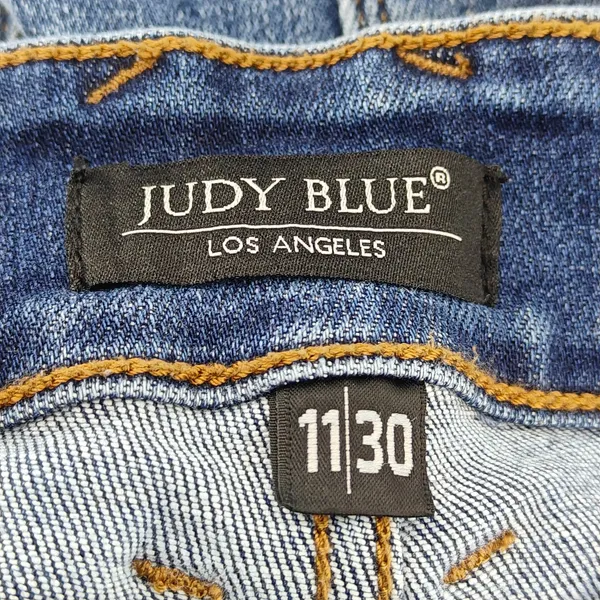 Judy Blue High Waist Double Button Wide Leg 82558 Size 11 / 30 - Image 3