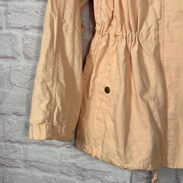 LOFT Women's Medium Peach Lightweight Utility Jacket - Image 3