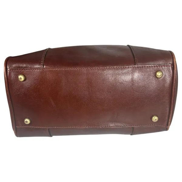 Patricia Nash Ivy Chain Link Vegetable Tanned British Tan Leather Bag Purse - Image 10