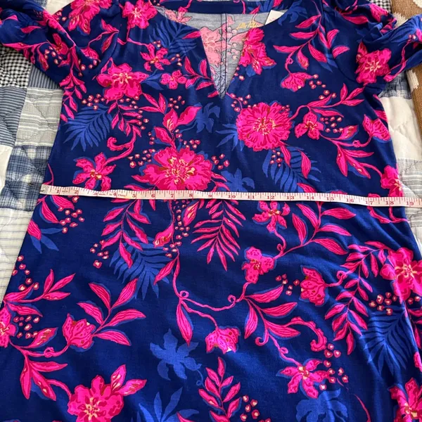 Lilly Pulitzer Cath 3/4 Sleeve Dress M NWT Never Ending Summer 100% cotton - Image 10