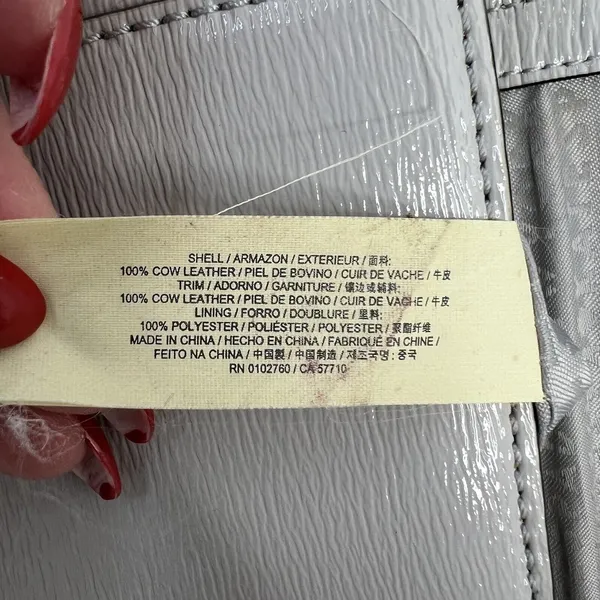 KATE SPADE Laurel Way Greer Crossbody‎ Shoulder Bag Gray Leather Crossbody Strap - Image 14