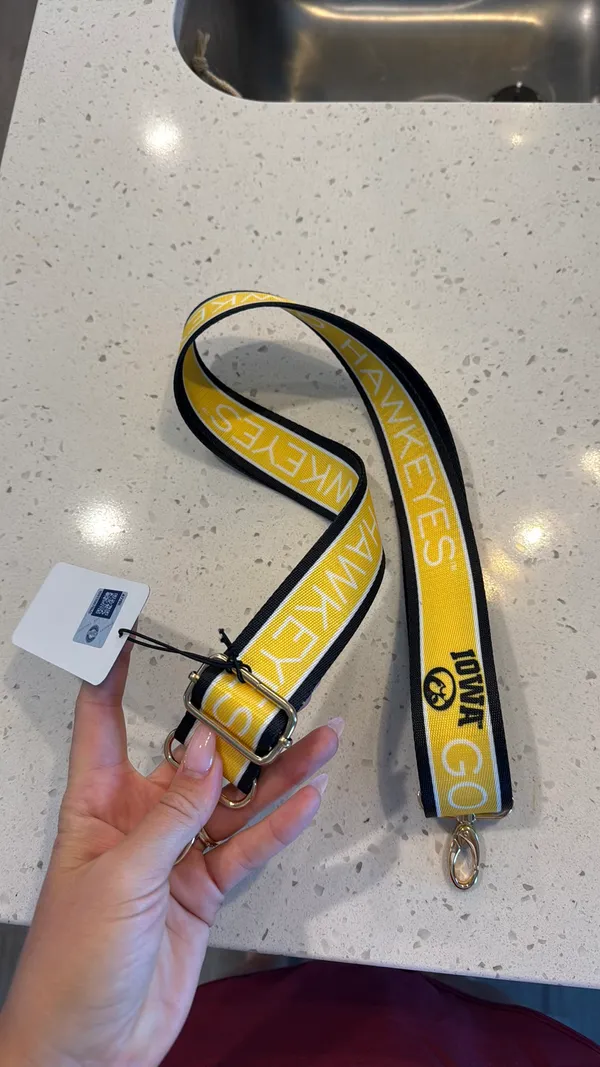 Boutique Iowa Hawkeyes purse strap - Image 2