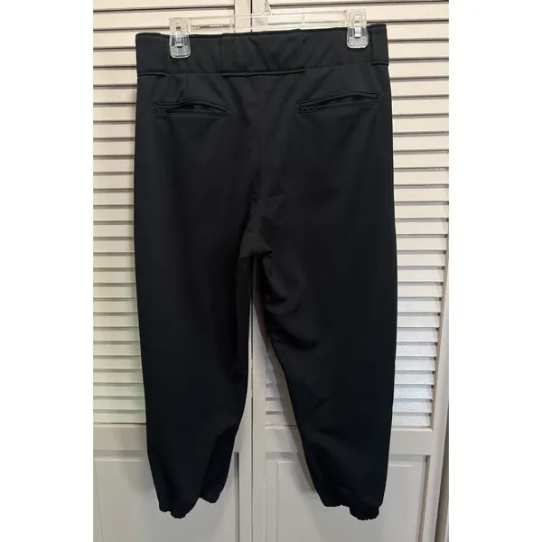 High‎ Five Womens Softball Pants Black Size Large Zip Elastic Band High Rise - Image 3