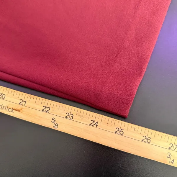 Loft Wide Leg Pull On Crop Stretch Pants Womens XL Burgundy Casual Office - Image 10