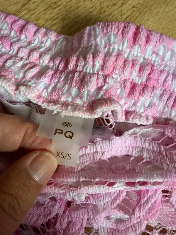 PQ SWIM lexi short pink white size xs/s - Image 4