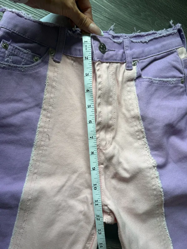 Adika pink and purple jeans  - Image 7