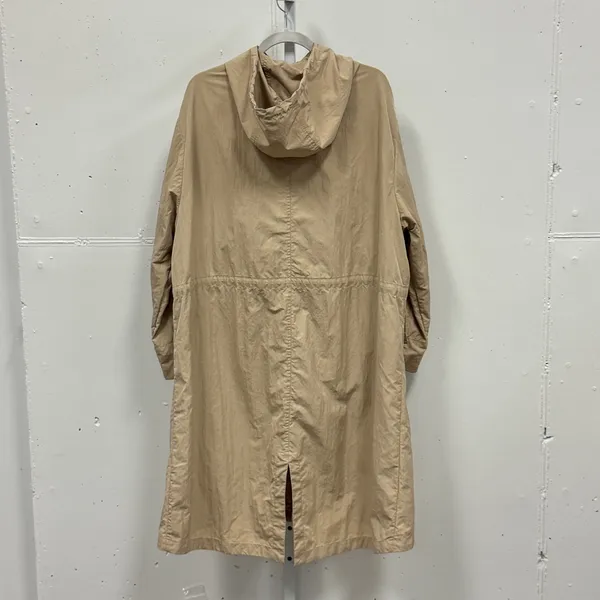 Zara Water Repellent Parka Tan Khaki Longline Hooded Utility Jacket 0518/046/710 - Image 3