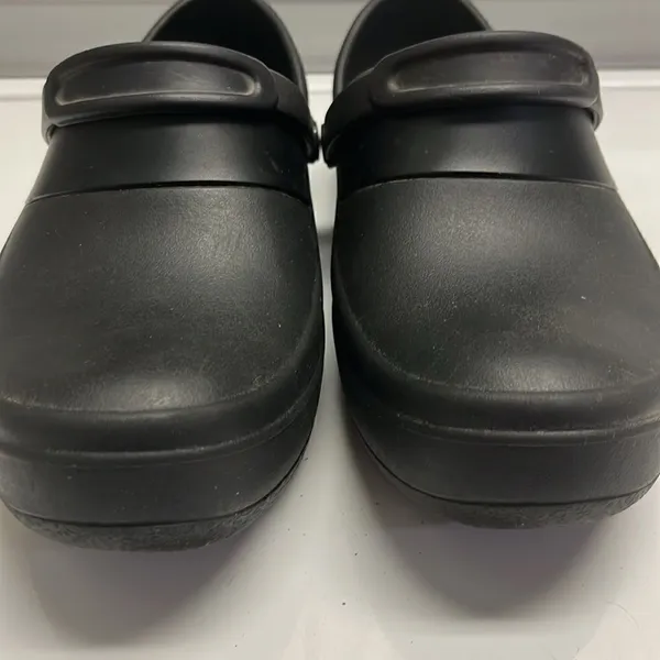 Crocs Black Mercy Slip On Slip Resistant Chef/Medical Work Shoes Women's Size 11 - Image 10