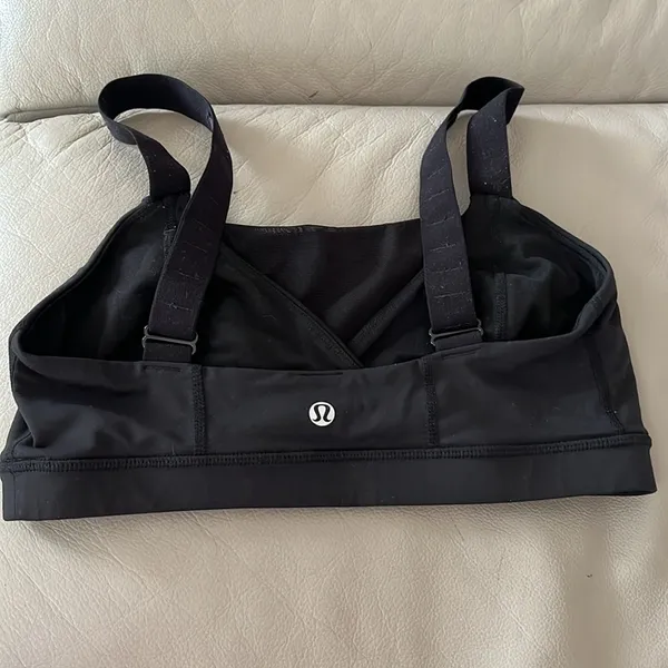 Lululemon Athletica Adjust Me Bra Black Size 8 - Image 3