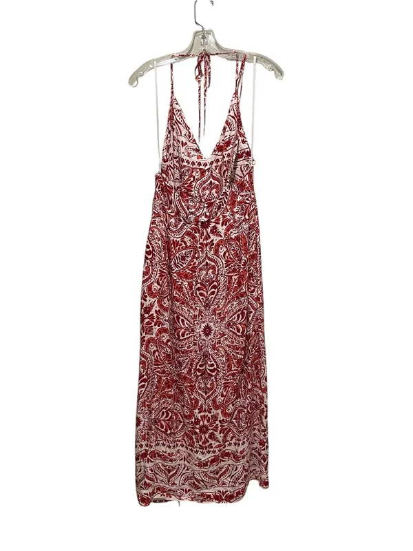 Forever 21 Contemporary Paisley Maxi Dress Blush Rust Women’s Size Large NWT - Image 9