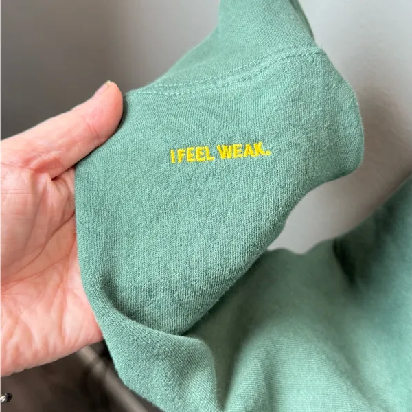 You Matter Unisex Green‎ Hoodie Size Medium - Image 4
