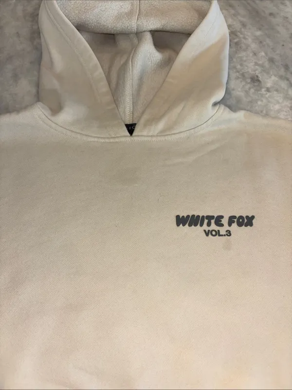 White Fox Boutique Beige Track Pants Joggers - Image 3