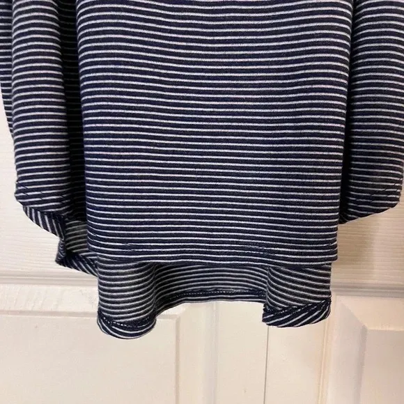 Spaghetti Strap Stripe Hi Lo Tank Top L - Image 6