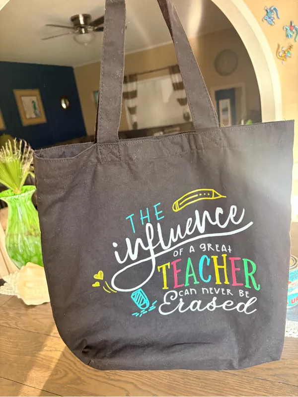 Teacher Influence Graphic Tote - Image 12