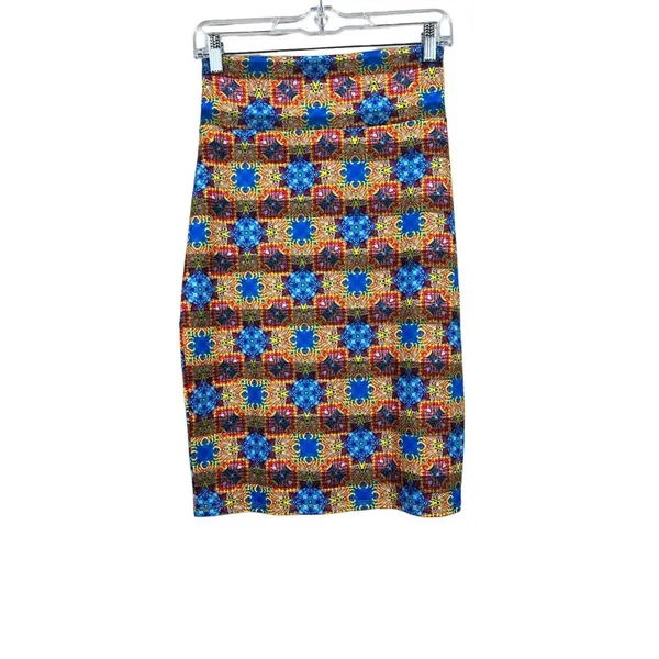 LuLaRoe Cassie Women's Light Blue A Line Skirt - Image 2