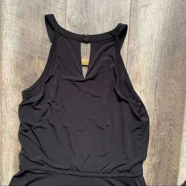 Calvin Klein Long Black Keyhole Maxi Dress XS - Image 9