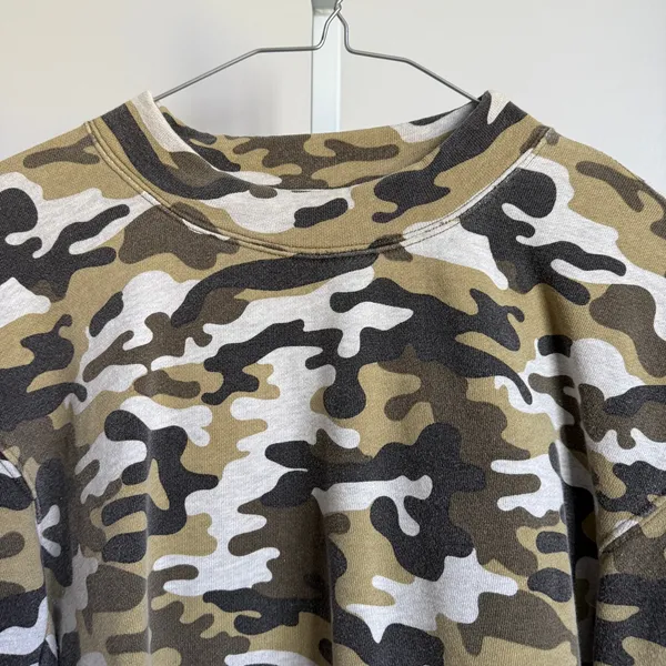 Joe's Jeans sz S Camo Crop Sweater Outdoors Hiking - Image 2