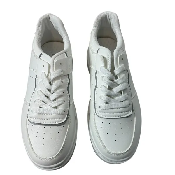 NWT PrettyLittleThing Chunky Platform Sneakers White US 6 - Image 5