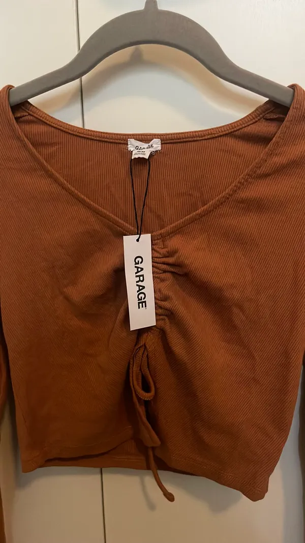 Garage Burnt Orange Long Sleeve Top - Image 3