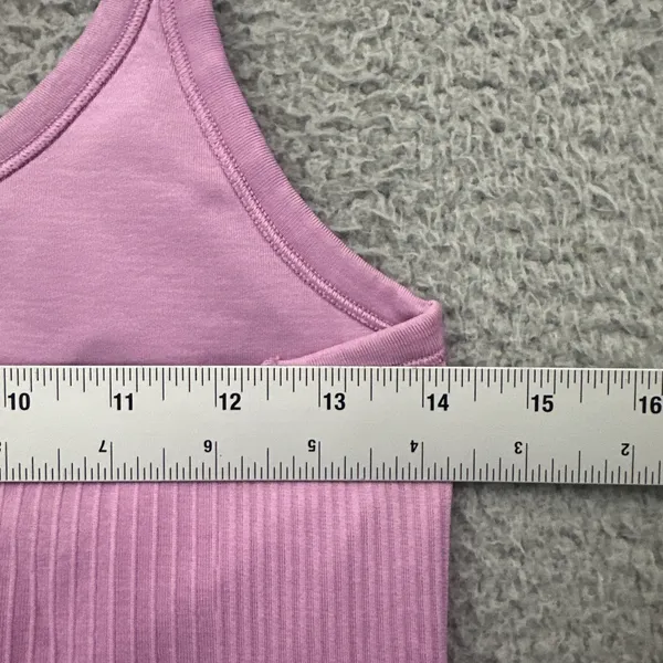 Lululemon Ebb To Street Tank Top Dahlia Mauve Athletic Athleisure Women's 8 - Image 6