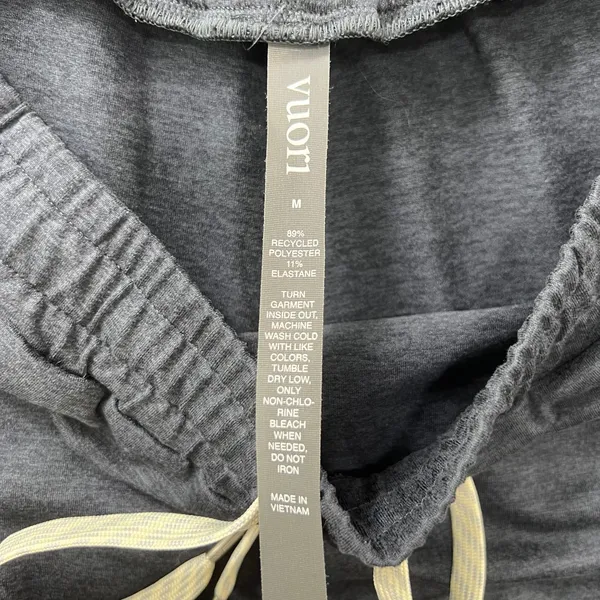 Vuori Ponto Performance‎ Jogger Mens Medium Charcoal Heather VW303-L Athleisure - Image 4