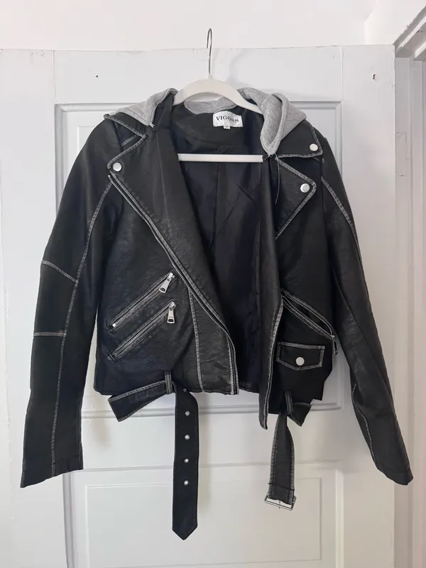 Vigoss Leather Faux Jacket - Image 2