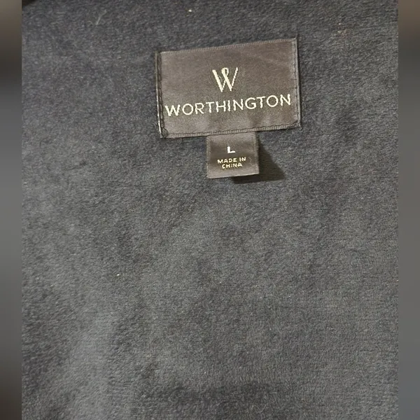Worthington Black faux leather jacket - Image 5