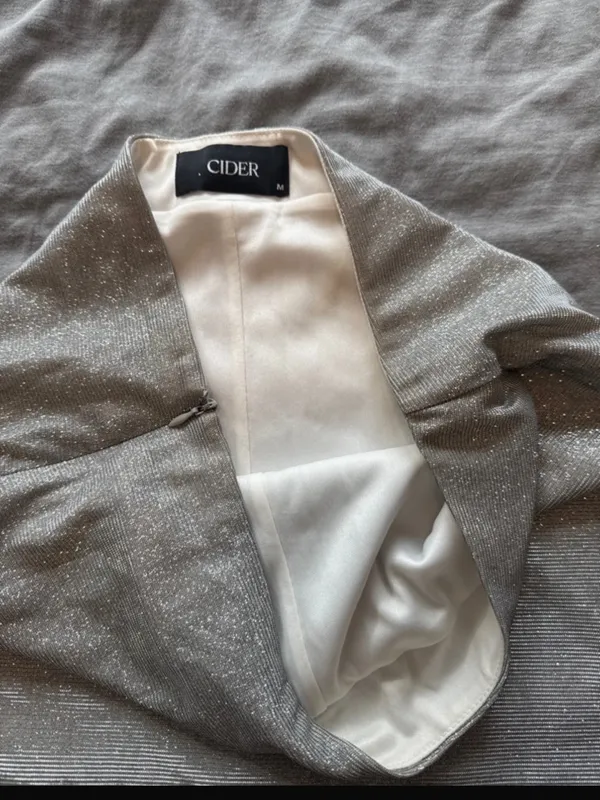 Cider Silver Mini Skirt - Image 5