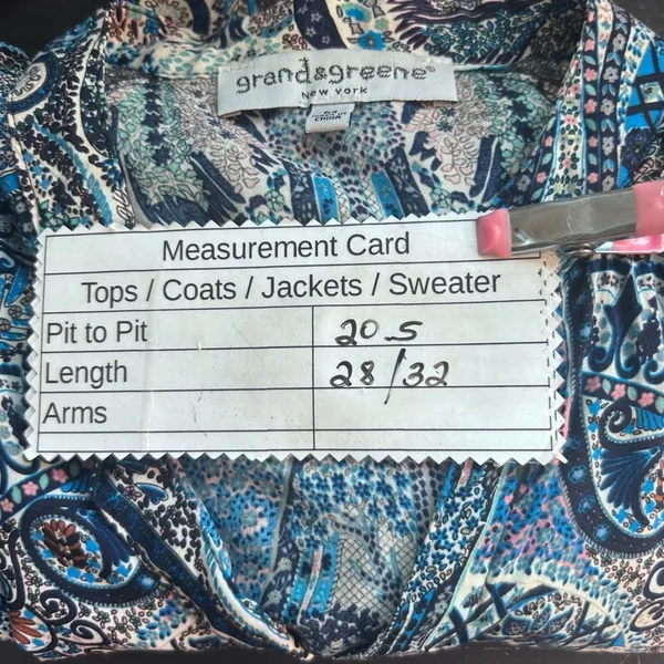 Womens Paisley Tunic Top Blue‎ Medium Blue - Image 7