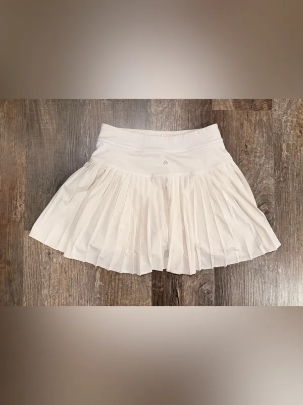 Athleta White  Pleated tennis  Mini skort - Image 3