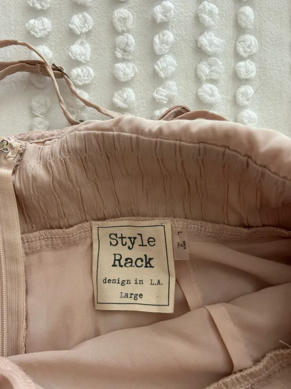 Beige Romper Tan Size L - Image 2