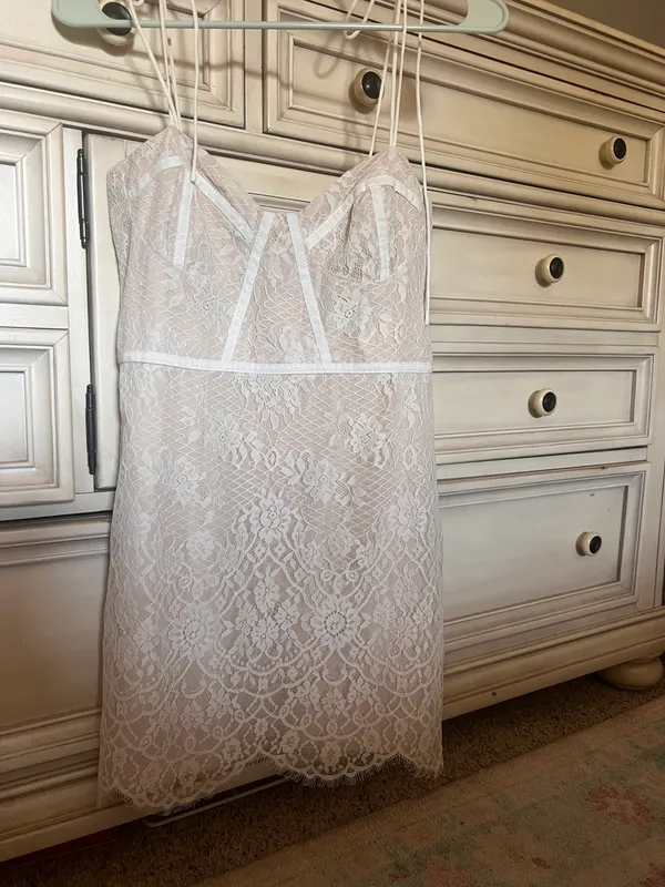 superdown Lottie Lace Bustier Dress - Image 3