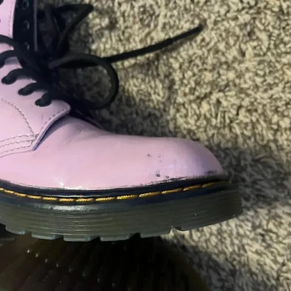 Dr. Martens Airwalk Pink Patent combat boots - Image 5