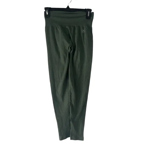 ABS2B Women's Size Medium Green Seamless Contoring Fitness‎ Leggings - Image 2