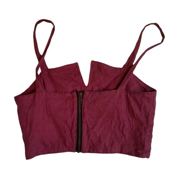Sugar Candy Mountain Brittany Linen Top‎ Pink - Image 2