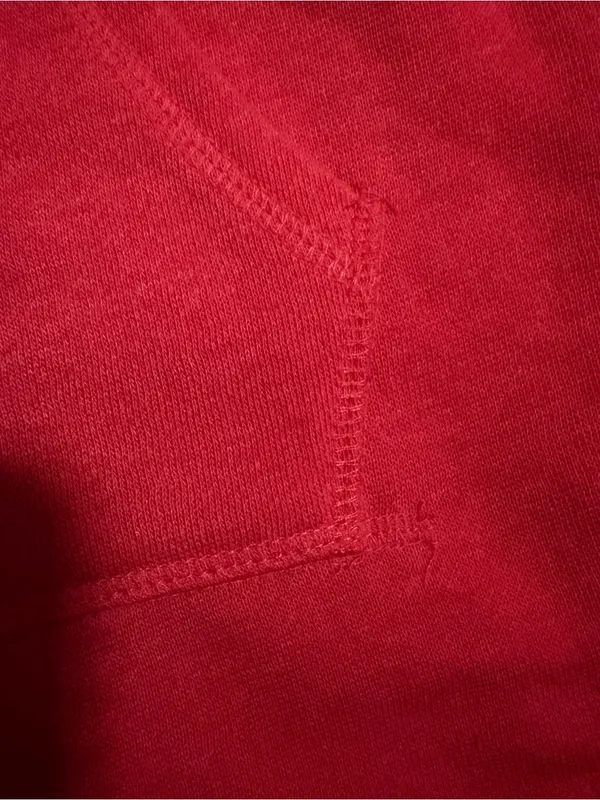 2000s vintage style red long sleeve hoodie - Image 5
