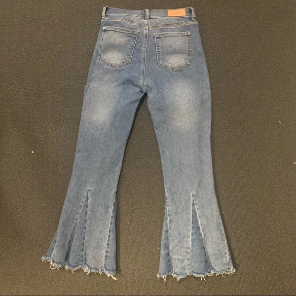 7 For All Mankind Luxe Vintage Crop Flare Jeans - Image 3