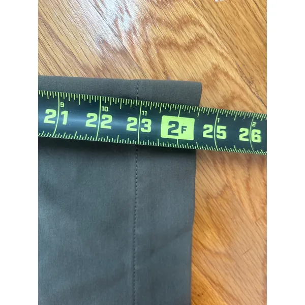 Maeve Anthropologie The Colette Olive Green Wide Leg Cropped Pants 27 OB1472268 - Image 5