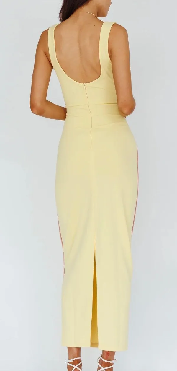 Selfie Leslie Yellow Dress - Image 3