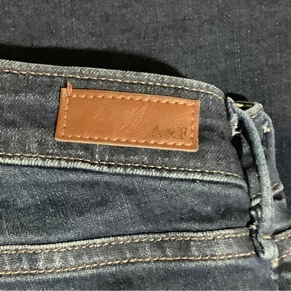 Women’s ABERCROMBIE & FITCH Dk Wash “Harper” Super Skinny Jeans Sz 30/10 - Image 4